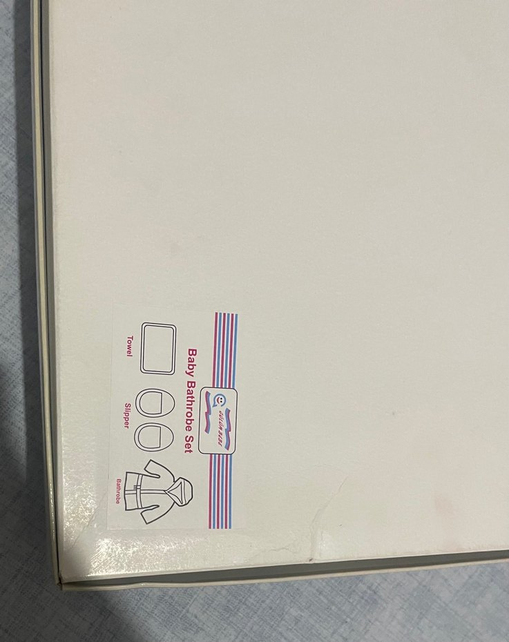 Kapüşonlu bebek 
Bornoz seti - Görsel 3