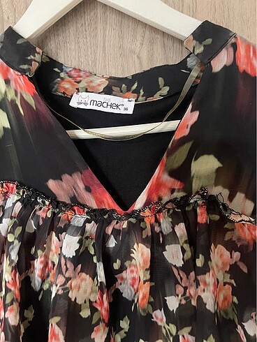 Zara Omuz Dekolteli Şifon elbise
