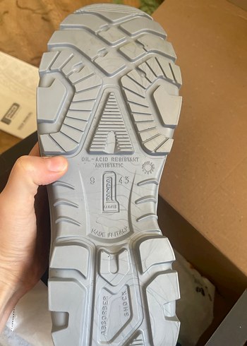 Yeşil Detaylı siyah Erkek Outdoor Ayakkabı - Görsel 4