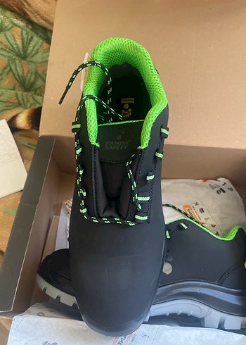 Yeşil Detaylı siyah Erkek Outdoor Ayakkabı - Görsel 3