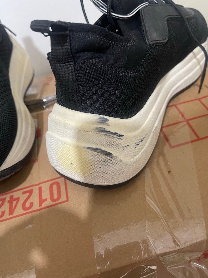 Siyah Dolgu Topuklu Bağcıklı Spor Ayakkabı - Görsel 5