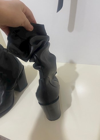 Bambi Siyah Kadın Çizme - Görsel 2