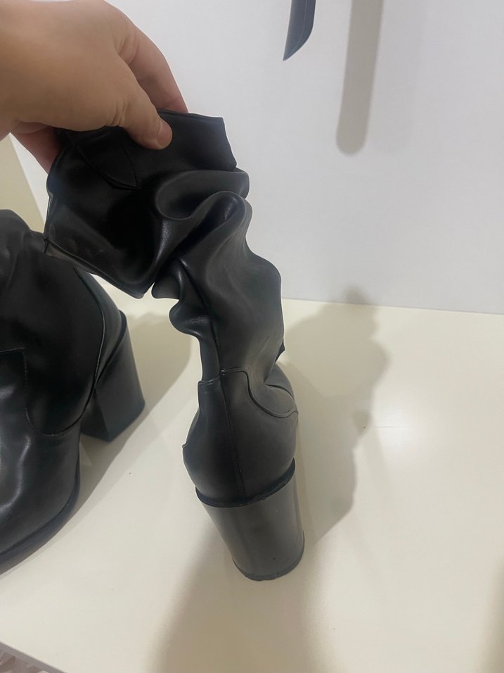 Bambi Siyah Kadın Çizme - Görsel 2