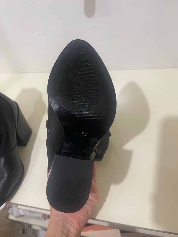 Bambi Siyah Kadın Çizme - Görsel 3