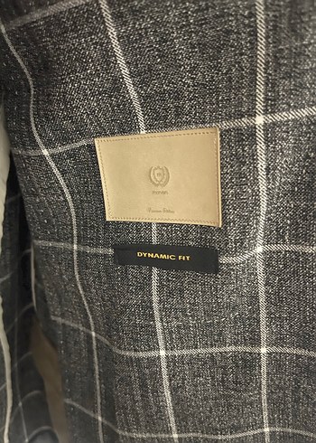 Gri Ekose Desenli Erkek Ceket - Görsel 2