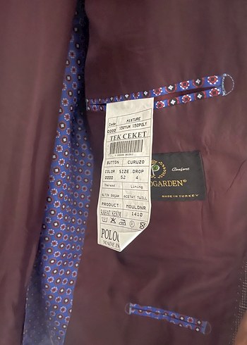 Klasik Kesim Kahverengi Erkek Ceket - Görsel 3