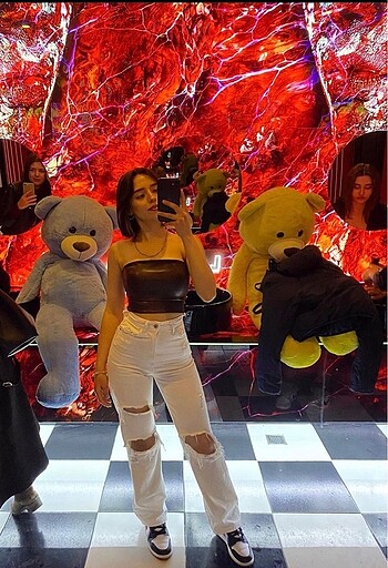 Zara beyaz jean
