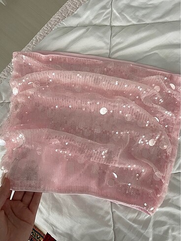 s Beden pembe Renk Pembe pullu etek