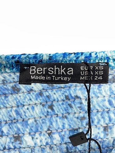 xs Beden mavi Renk Bershka Kısa Elbise %70 İndirimli.