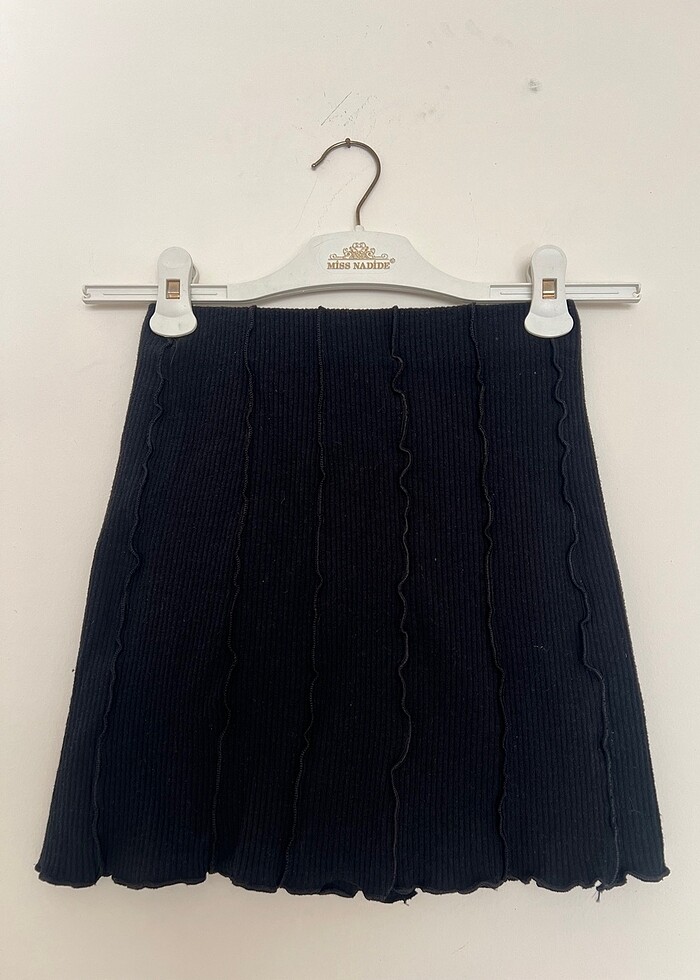 Bershka Fitilli Kısa Etek - Görsel 2