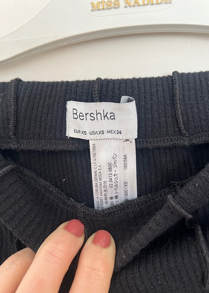 Bershka Fitilli Kısa Etek - Görsel 3