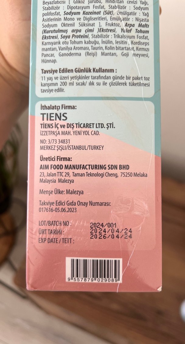 Tiens EzGo Kordiseps Mantarı ve Tahıl Karışımı - Görsel 3