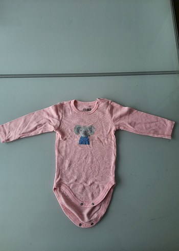 Uzun Kollu Örme Bebek Kız Body-zibin - Pembe - Görsel 4