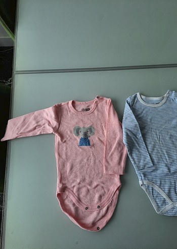 Uzun Kollu Örme Bebek Kız Body-zibin - Pembe - Görsel 2