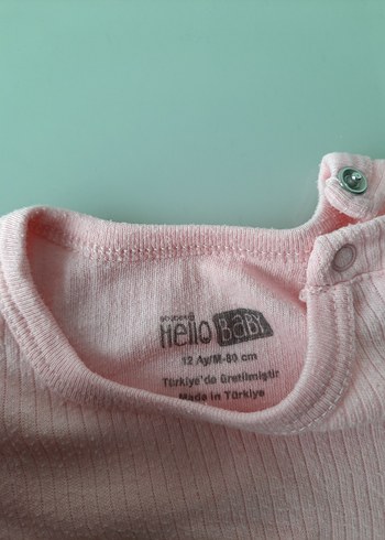 Uzun Kollu Örme Bebek Kız Body-zibin - Pembe - Görsel 5