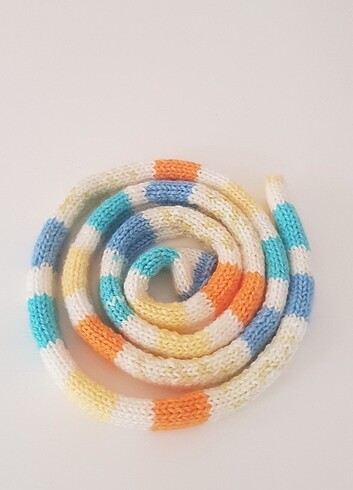 Accessorize Skinny cok renkli atki ve sac bandi bere yeni