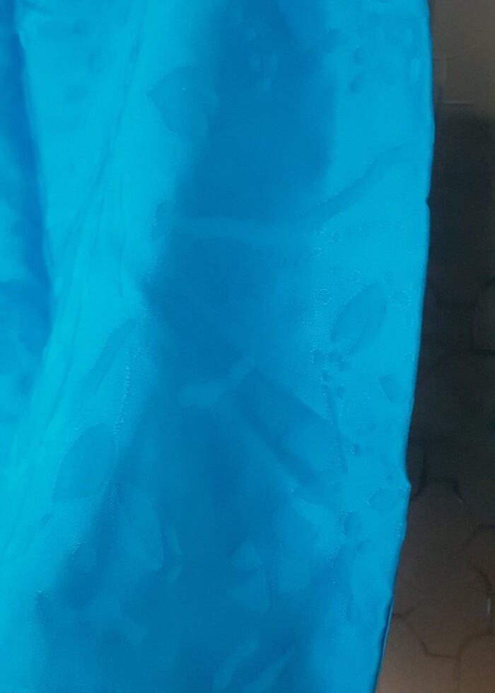 Koton marka vyaka saten mavi askili bluz yeni etiketli 36 - Görsel 5