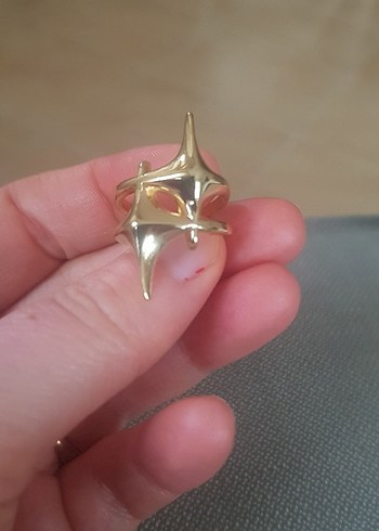 Yildiz gold ayarlabilir yüzük yeni - Görsel 4