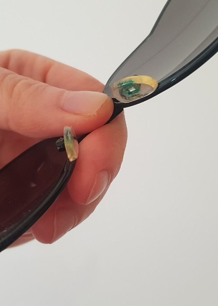 H&M mavi kalp güneş gözlüğü - Görsel 5