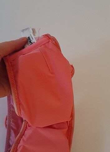 Tropikal baskili straplez bikini üstü 36 yeni - Görsel 11