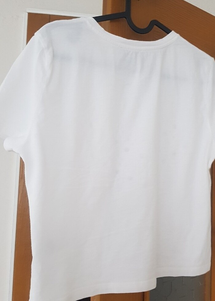 Tally Weijl crop beyaz tişört S - Görsel 4