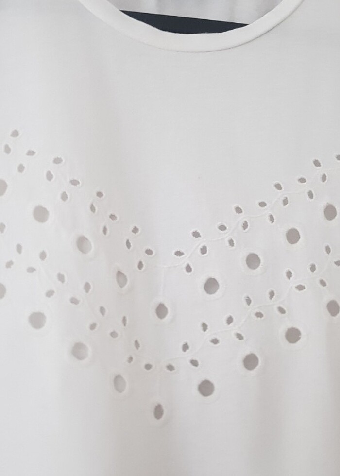 Tally Weijl crop beyaz tişört S - Görsel 5