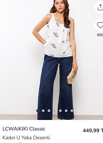 LC Waikiki Lcw uyaka desenli kolsuz bluz 36 yeni