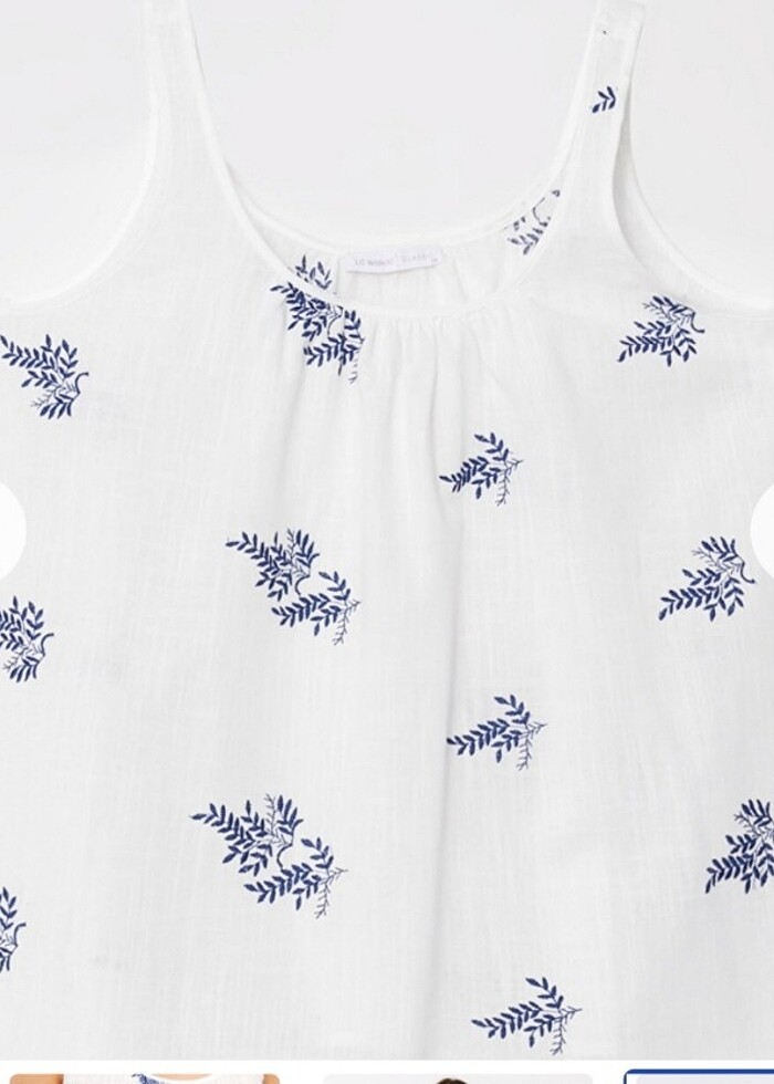 Lcw uyaka desenli kolsuz bluz 36 yeni - Görsel 4