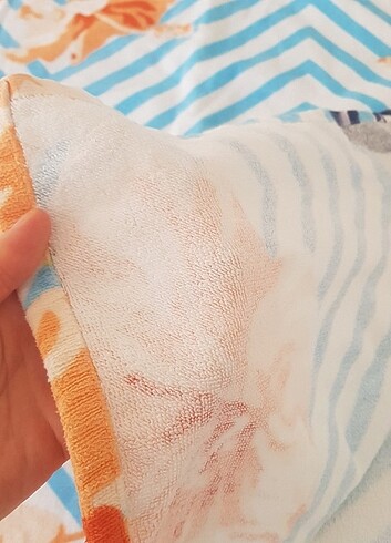 Çapa desenli pamuklu plaj havlusu - Görsel 5