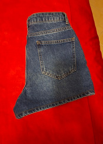 Trendyol yüksek bel mini kot şort yeni etiketli 38 - Görsel 9