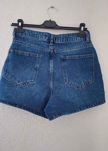 Trendyol yüksek bel mini kot şort yeni etiketli 38 - Görsel 2