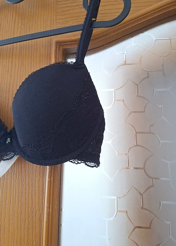 Suwen Siyah Dantel detaylı Pushup destekli sütyen 75B yeni - Görsel 5