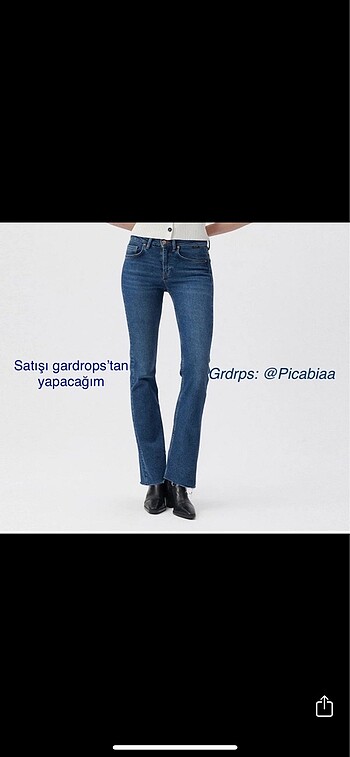 Yeni gibi mavi jean
