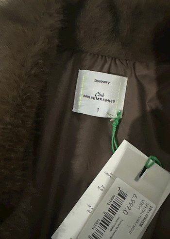 Kahverengi Suni Kürklü Midi Ceket - Görsel 7