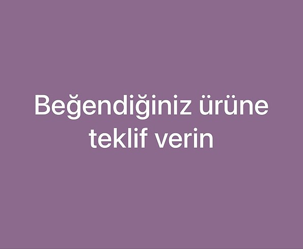 Teklif verin