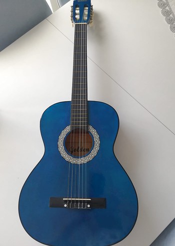 Mavi Klasik Gitar ve Kılıfı - Görsel 3