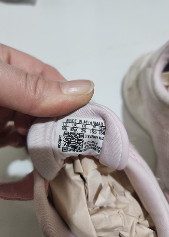 Kız Çocuk Pembe Adidas Spor Ayakkabı - Görsel 2