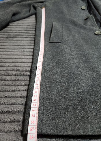 Gri Regular Fit Erkek Kaban - Görsel 7