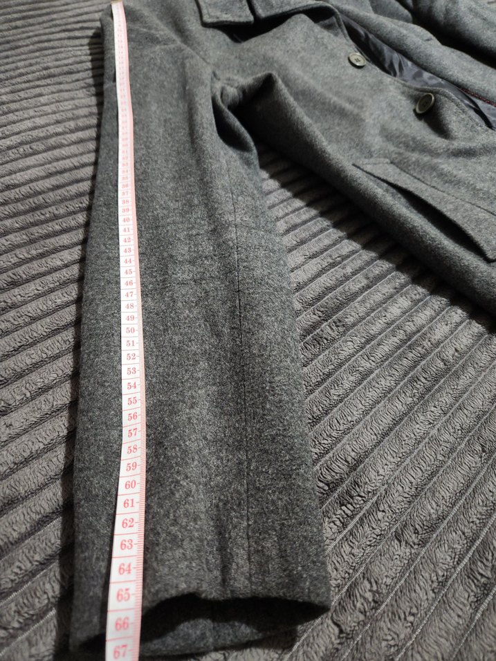 Gri Regular Fit Erkek Kaban - Görsel 5