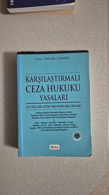Ceza Hukuku yasaları karşılaştırmalı