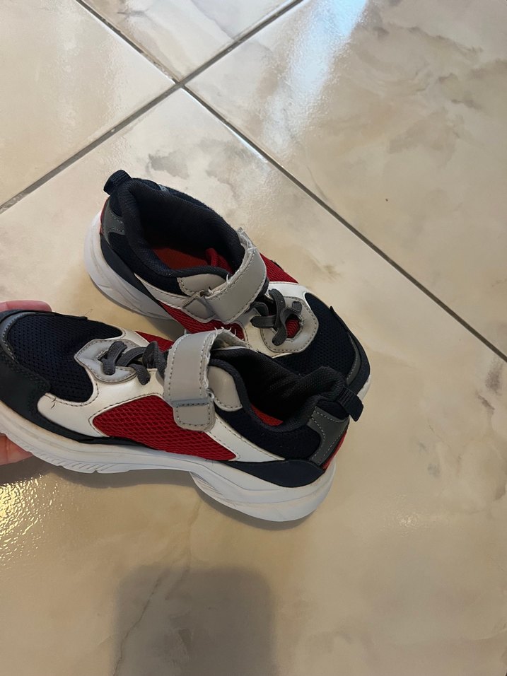 Kırmızı Erkek Çocuk Spor Ayakkabı Velcro - Görsel 2