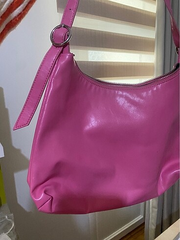 Pull and Bear pembe deri çanta