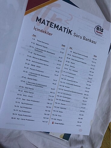 Beden Matematik yks soru bankası tyt ayt