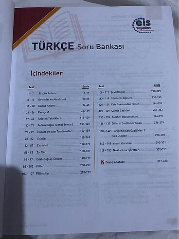 Beden Yks Türçe soru bankası