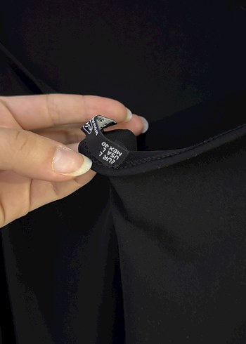 Siyah  Kadın Uzun Elbise - Görsel 4