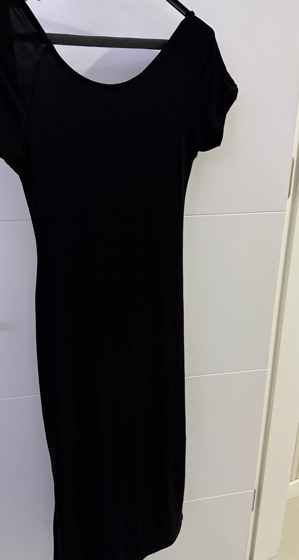 Siyah  Kadın Uzun Elbise - Görsel 5