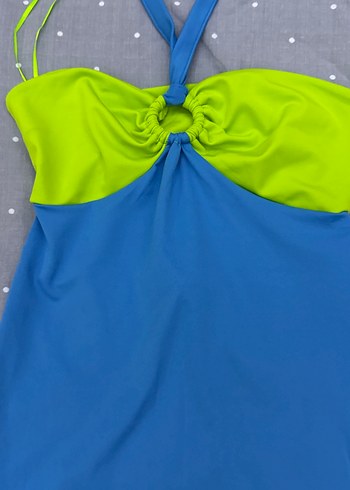 Mavi ve Yeşil Hamile Gecelik - Görsel 2