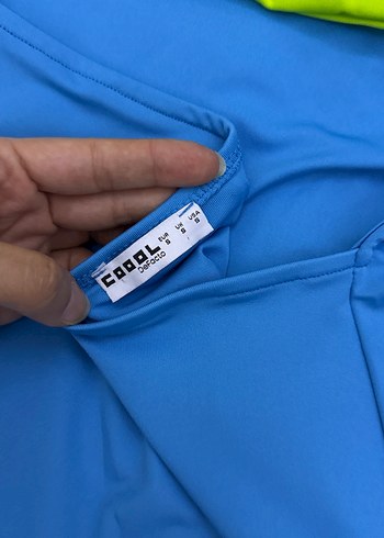 Mavi ve Yeşil Hamile Gecelik - Görsel 5