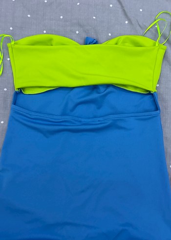 Mavi ve Yeşil Hamile Gecelik - Görsel 4