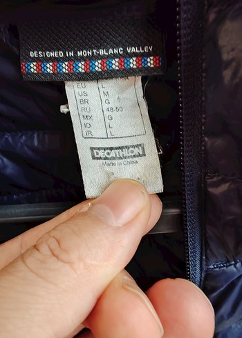s Beden Erkek decathlon kuş tüyü mont
